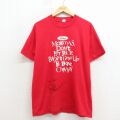 L★古着 スクリーンスターズ 半袖 ビンテージ Tシャツ メンズ 90年代 90s フォード サイン入り クルーネック USA製 赤 26apr18