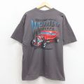 00s 半袖Tシャツ ホットロッド グレー XL | 古着
