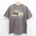 00s 半袖Tシャツ ジープ グレー L | 古着