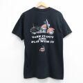 00s 半袖Tシャツ バイク ブラック L | 古着