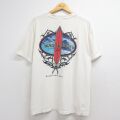 ヘインズ 90s 半袖Tシャツ NORTH SHOREサーフボード ホワイト XL | 古着