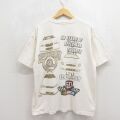 90s 半袖Tシャツ NASCARレーシングカー ベージュ XL | 古着