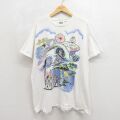 90s 半袖Tシャツ サーフィン ホワイト XL | 古着