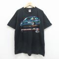 フルーツオブザルーム 90s 半袖Tシャツ シボレーインパラ ブラック XL | 古着