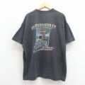 ハーレーダビッドソン 00s 半袖Tシャツ インディアナ ブラック XL | 古着