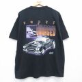 90s 半袖Tシャツ Super CHARGED ブラック メンズXL相当 | 古着