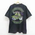 ホットロッド 半袖Tシャツ ブラック メンズXL相当 | 古着