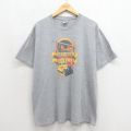 00s 半袖Tシャツ ホットロッド企業広告 グレー メンズXL相当 | 古着