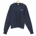 XL★古着 Wear Guard 長袖 スウェット メンズ 90年代 90s ウェンディーズ クルーネック USA製 濃紺 25nov11