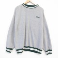 XL★古着 ディスカス 長袖 スウェット メンズ 90年代 90s ワンポイントロゴ クルーネック グレー 霜降り【spe】 25nov11