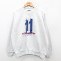 リー 00s 長袖スウェット ツインタワー グレー L | 古着