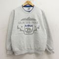 ジャージーズ 90s 長袖スウェット クマ グレー M | 古着