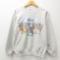 ディズニー 90s 長袖スウェット くまのプーさん グレー M | 古着