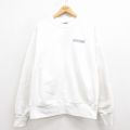 XL★古着 リー Lee 長袖 スウェット メンズ 00年代 00s STATE 大きいサイズ クルーネック 白 ホワイト 25aug08 中古 スエット トレーナー トップス