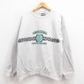 ヘインズ 00s 長袖スウェット バレーボール グレー XL | 古着