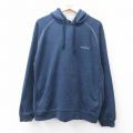 【20%OFF】XL★古着 コロンビア COLUMBIA 長袖 スウェット パーカー メンズ 00年代 00s ワンポイントロゴ ラグラン 紺 ネイビー 25sep04 中古 スエット トレーナー トップス