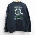 フルーツオブザルーム 00s 長袖スウェット ドリームキャッチャー ブラック XL | 古着