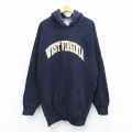 STEEVE&BARRYS 長袖パーカー ウエストバージニア ネイビー XL | 古着