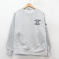 XL★古着 リー Lee 長袖 スウェット メンズ 00年代 00s WAYLAND クルーネック 薄グレー 霜降り 25sep24 中古 スエット トレーナー トップス