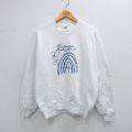 L★古着 ジャージーズ 長袖 スウェット メンズ 90年代 90s Redeemer クルーネック USA製 白 ホワイト 25sep25 中古 スエット トレーナー トップス