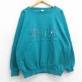 80s ラグランスウェット MAINE ライトブルー XL | 古着