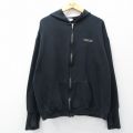 ハンドカフス 00s 長袖フルジップスウェット ブラック XL | 古着
