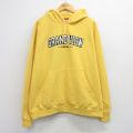 XL★古着 チャンピオン champion 長袖 スウェット パーカー メンズ 00年代 00s GRAND VIEW 大きいサイズ 黄 26mar19