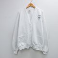 XL★古着 ジャージーズ 長袖 スウェット カーディガン メンズ 00年代 00s Pattie 大きいサイズ 白 26mar23