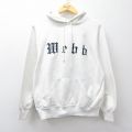 M★古着 長袖 スウェット パーカー メンズ 90年代 90s Webb ラグラン USA製 白【spe】 26mar23