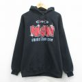 L★古着 リー Lee 長袖 スウェット パーカー メンズ 00年代 00s RALSTON 黒 26mar23