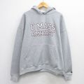XL★古着 チャンピオン champion 長袖 スウェット パーカー メンズ 00年代 00s U MASS 大きいサイズ グレー 霜降り 26mar23