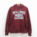 M★古着 チャンピオン champion 長袖 スウェット パーカー メンズ ラクロス エンジ 26mar24
