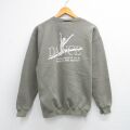M★古着 長袖 スウェット メンズ 90年代 90s ダンス 緑系 26mar25