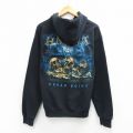 M★古着 ジャージーズ 長袖 スウェット パーカー メンズ HAUNT 黒 26mar26
