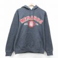 M★古着 ジャージーズ 長袖 スウェット パーカー メンズ 00年代 00s MENARDS 濃グレー 霜降り 26mar26