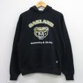 L★古着 ラッセル 長袖 スウェット パーカー メンズ 00年代 00s OAKLAND 黒 26mar26