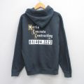 XL★古着 長袖 スウェット パーカー メンズ 00年代 00s Martin 大きいサイズ 濃グレー 26mar27