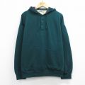 00s ヘンリーネックパーカー グリーン XL | 古着