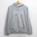 XL★古着 長袖 スウェット パーカー メンズ BOOTHBAY グレー 霜降り 26mar28