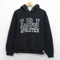 M★古着 ラッセル 長袖 スウェット パーカー メンズ 00年代 00s LBJ 黒 26mar28