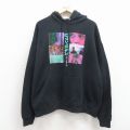 ロサンゼルス 長袖スウェットパーカー ブラック XL | 古着