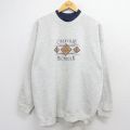 リー 90s 長袖スウェット ミシガンイカリ刺繍 グレー XL | 古着