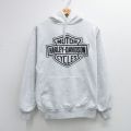 ジャージーズ 90s 長袖パーカー ハーレーダビッドソン グレー M | 古着
