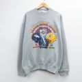 90s 長袖スウェット NFLプリント グレー XL | 古着