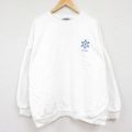 90s 長袖スウェット SHERIFFS DEPT ホワイト XL | 古着