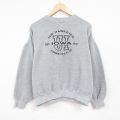 00s 長袖スウェット アイオワ刺繍 グレー XL | 古着