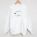 90s 長袖スウェット ゴルフ刺繍 ホワイト XL | 古着
