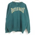 XL★古着 長袖 スウェット メンズ 00年代 00s ノートルダム クルーネック 緑 グリーン 24apr18 中古 スエット トレーナー トップス