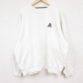00s 長袖スウェット NBC刺繍 ホワイト XL | 古着