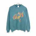 ジャージーズ 90s 長袖スウェット 葉山木 ライトブルー M | 古着